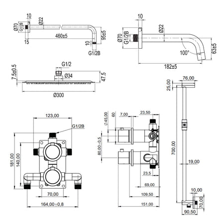 Scandtap Steel Harmonized 6X Takdusj Innbygging