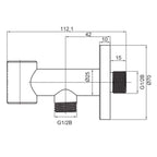 Scandtap Steel Harmonized Hånddusjholder 1