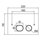 Scandtap Steel Style T Spyleplate