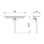 Scandtap Steel Style Dusjhylle