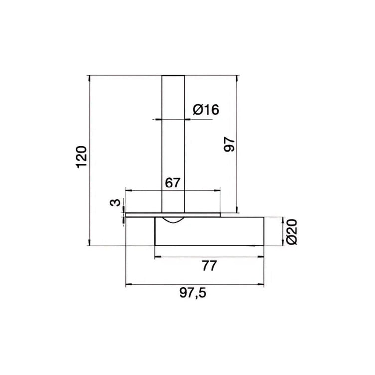 Scandtap Steel Style Reserverullholder