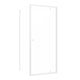 Sealskin Contour Dusjhjørne Kombi (vegg+dør) - Pivotdør Hvit matt / 90x90cm / Klart glass Sealskin Dusjhjørne CO-CD180906025100