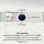 Slidedrain Slukrenne Rist