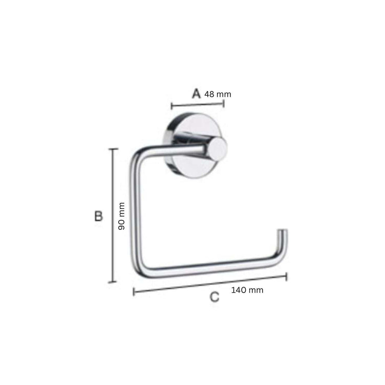 Smedbo Home 341 Toalettrullholder - kan limes