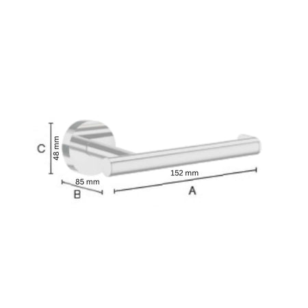 Smedbo Home 3411 Toalettrullholder - kan limes