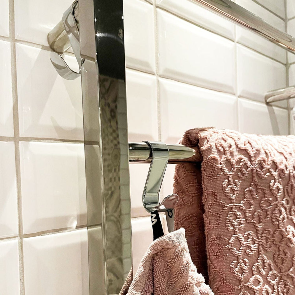 Smedbo DRY FK730 Håndklekrok 2 stk Krom Smedbo Håndkletørker strøm SM-FK730