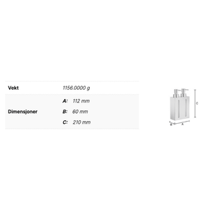 Smedbo Outline FK258 Såpedispenser