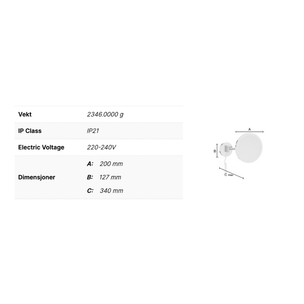 Smedbo Outline FK486EP Sminkespeil 7x LED Krom