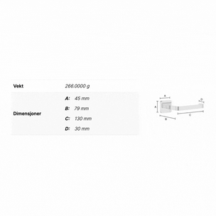 Smedbo ICE OK3411 Toalettrullholder
