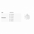 Smedbo ICE OK3414 Toalettrullholder