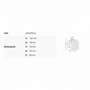 Smedbo ICE OK3414 Toalettrullholder