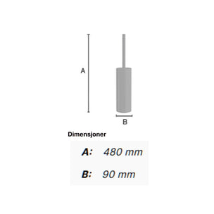 Smedbo Outline 612 Toalettbørste