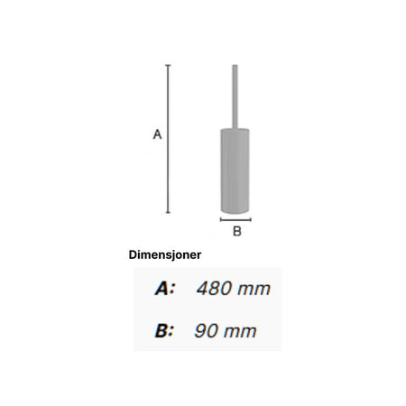 Smedbo Outline 612 Toalettbørste
