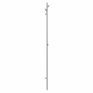 Smedbo Outline 615 Vertikal stang med 3 Kroker