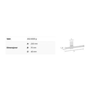 Smedbo Pool ZK320 Reserverullholder