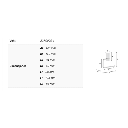 Smedbo Pool  ZK341 Toalettrullholder