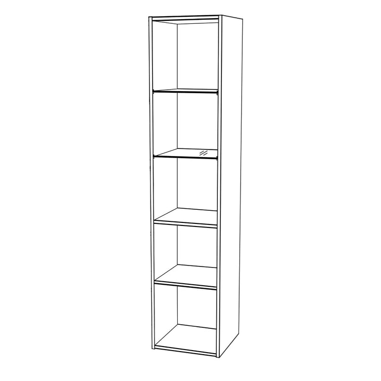 Svedbergs Høyskap Skrog H160cm - uten skapdør