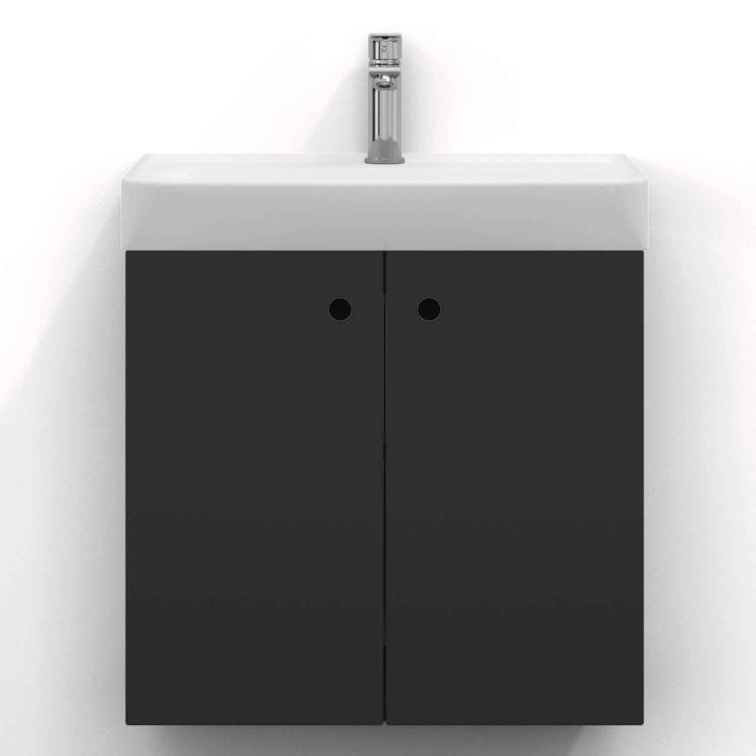 Svedbergs Intro Slim Servantskap 2 Dører Grafittgrå / 60x35cm Svedbergs Servantskap SV-273760