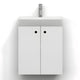 Svedbergs Intro Slim Servantskap 2 Dører Hvit matt / 50x35cm Svedbergs Servantskap SV-273550