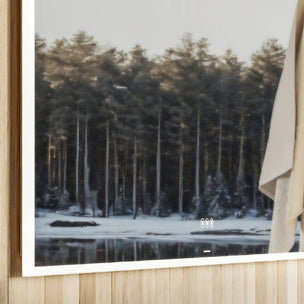 OUTLET: Svedbergs ISTA firkantet speil med lys (lysramme)