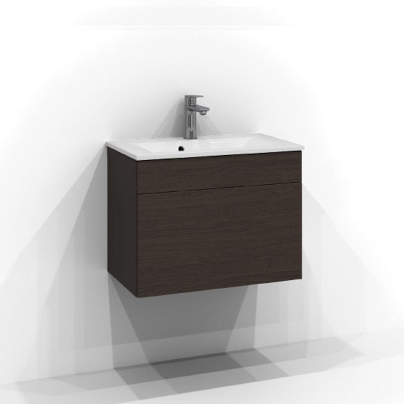 Svedbergs Poem Servantskap 1sk B50-80xH45xD35cm, Slim- Plan/Plan Push open Brun ask / 60cm / Plan Push open Svedbergs Servantskap SV-3356151-P