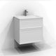 Svedbergs Poem Servantskap 2sk B60-100xD45cm - Ramme/Ramme Push open Hvit / 60cm / Ramme Svedbergs Servantskap SV-3456412