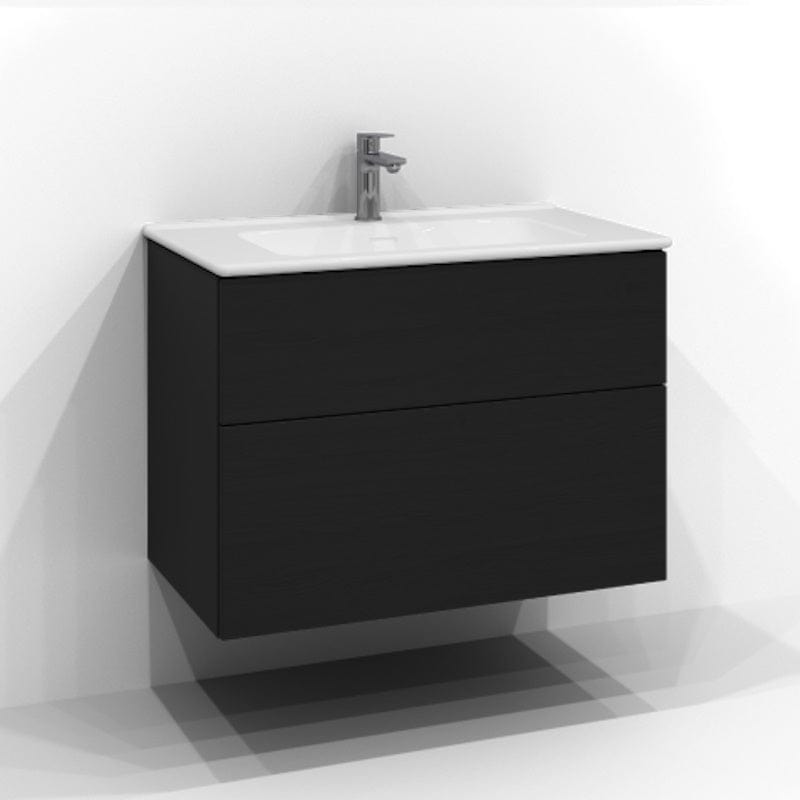 Svedbergs Poem Servantskap 2sk B60-120xD45cm - Plan/Plan Push open Svart ask / 80cm / Plan Svedbergs Servantskap SV-3458142