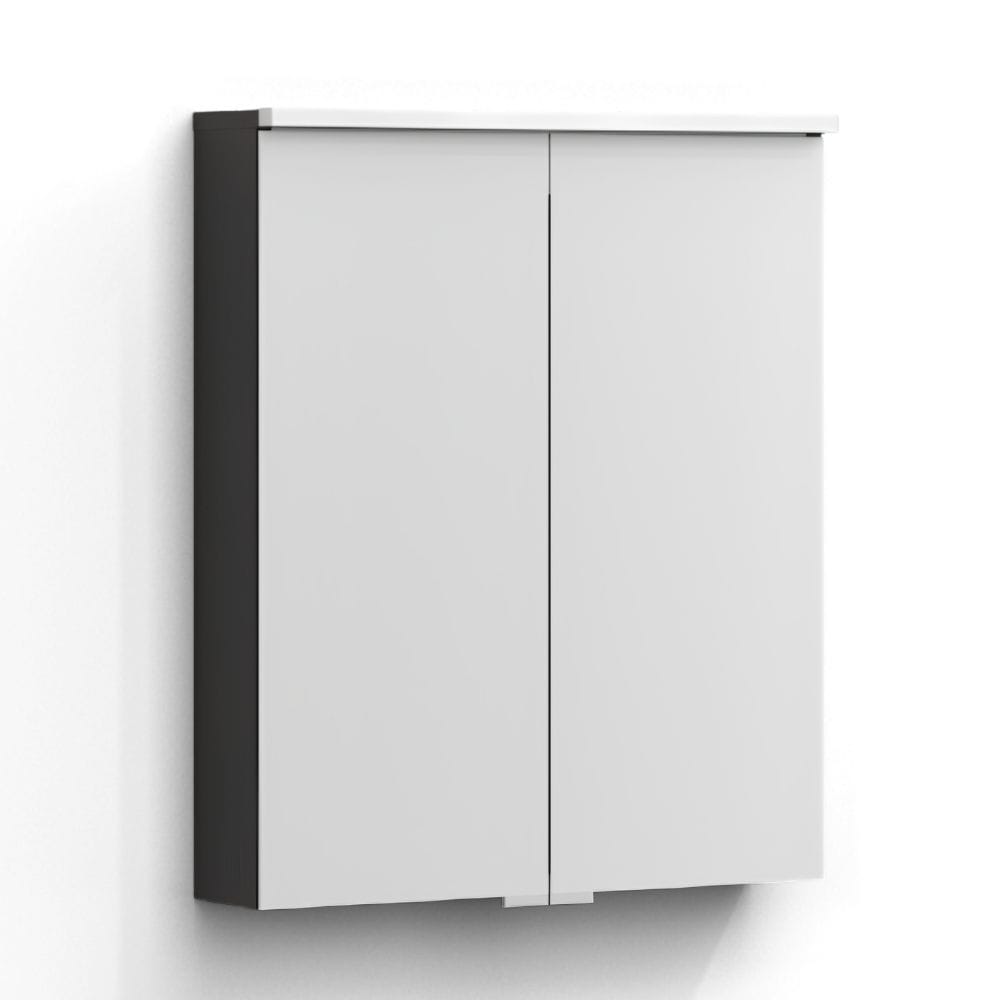 Svedbergs STILLA Speilskap Mørk eik / 60cm / Med servantlys Svedbergs Speilskap SV-25605-TL