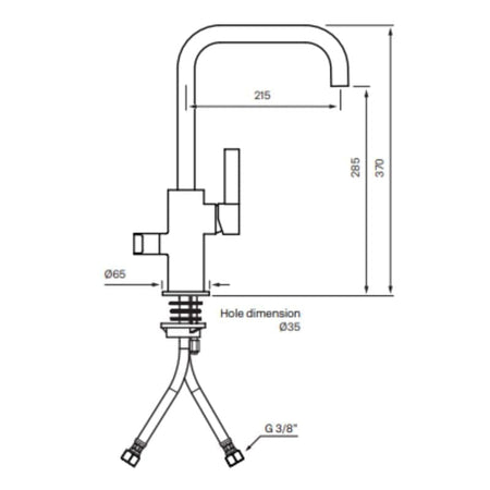 Tapwell ARM584 Kjøkkenarmatur