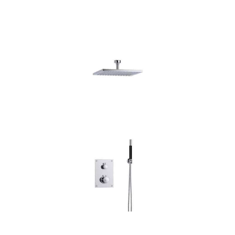 Tapwell BOX7268 Takdusj Innbygging - Takmontert Krom / 85mm / 300x300mm Tapwell Blandebatteri innbygging TA-9425390