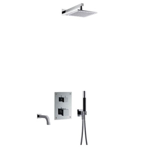 Tapwell BOX8368 SQUARE ED2 Takdusj Innbygging
