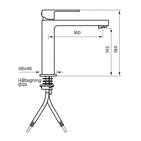Tapwell EF081 Servantbatteri