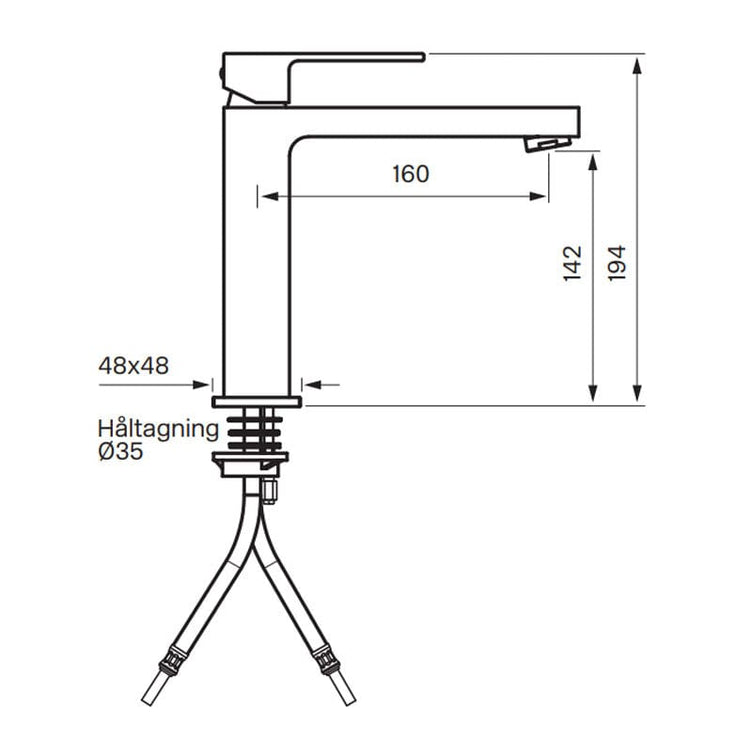 Tapwell EF081 Servantbatteri