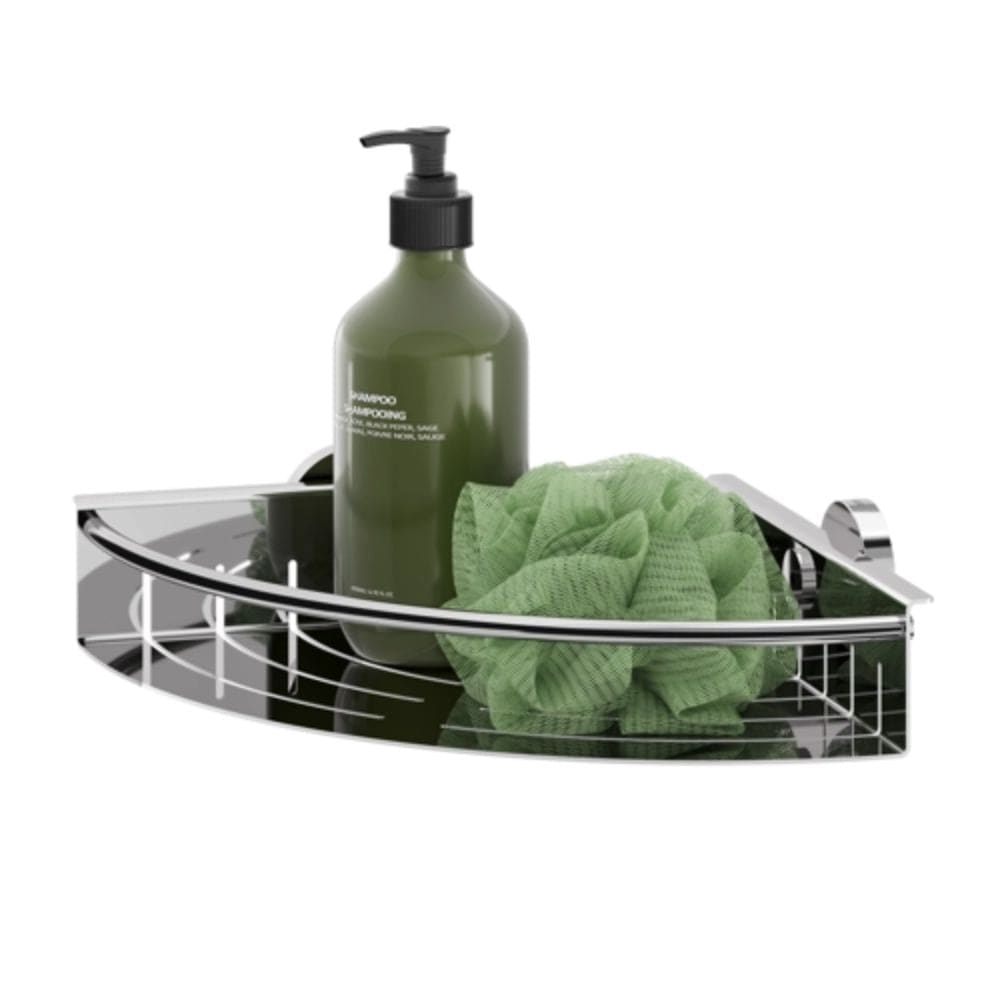Tiger Boston hjørnekurv - kan limes Krom Tiger Dusjhylle CO-T304733