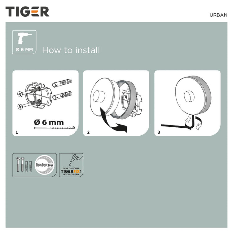 Tiger Orion reserverullholder
