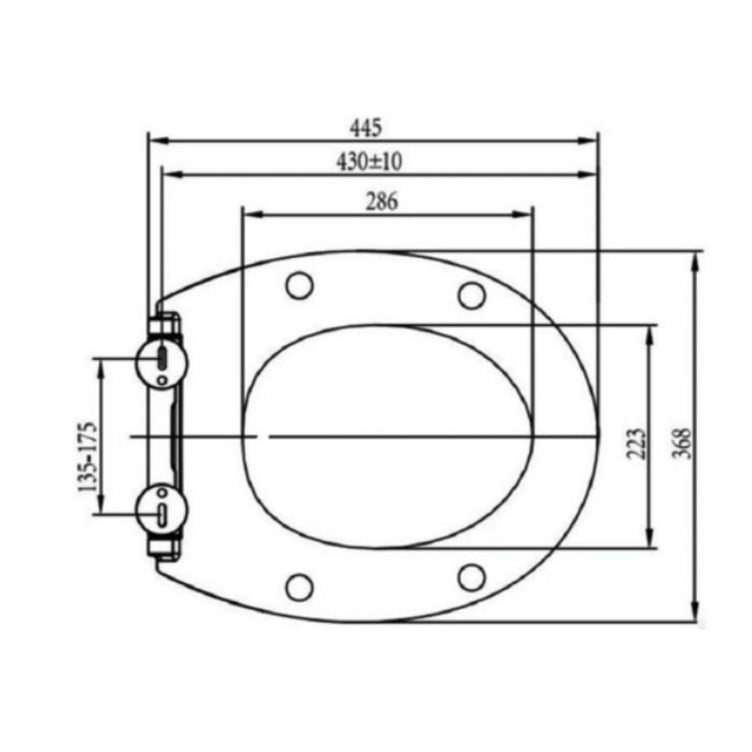 TMC Crown Slim Toalettsete