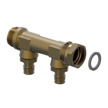 Uponor Aqua Plus Q&E DR Fordeler med Løpemutter - 2 uttak