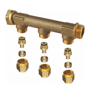 Uponor Aqua Plus WTR Fordeler Løpemutter - 3 Uttak