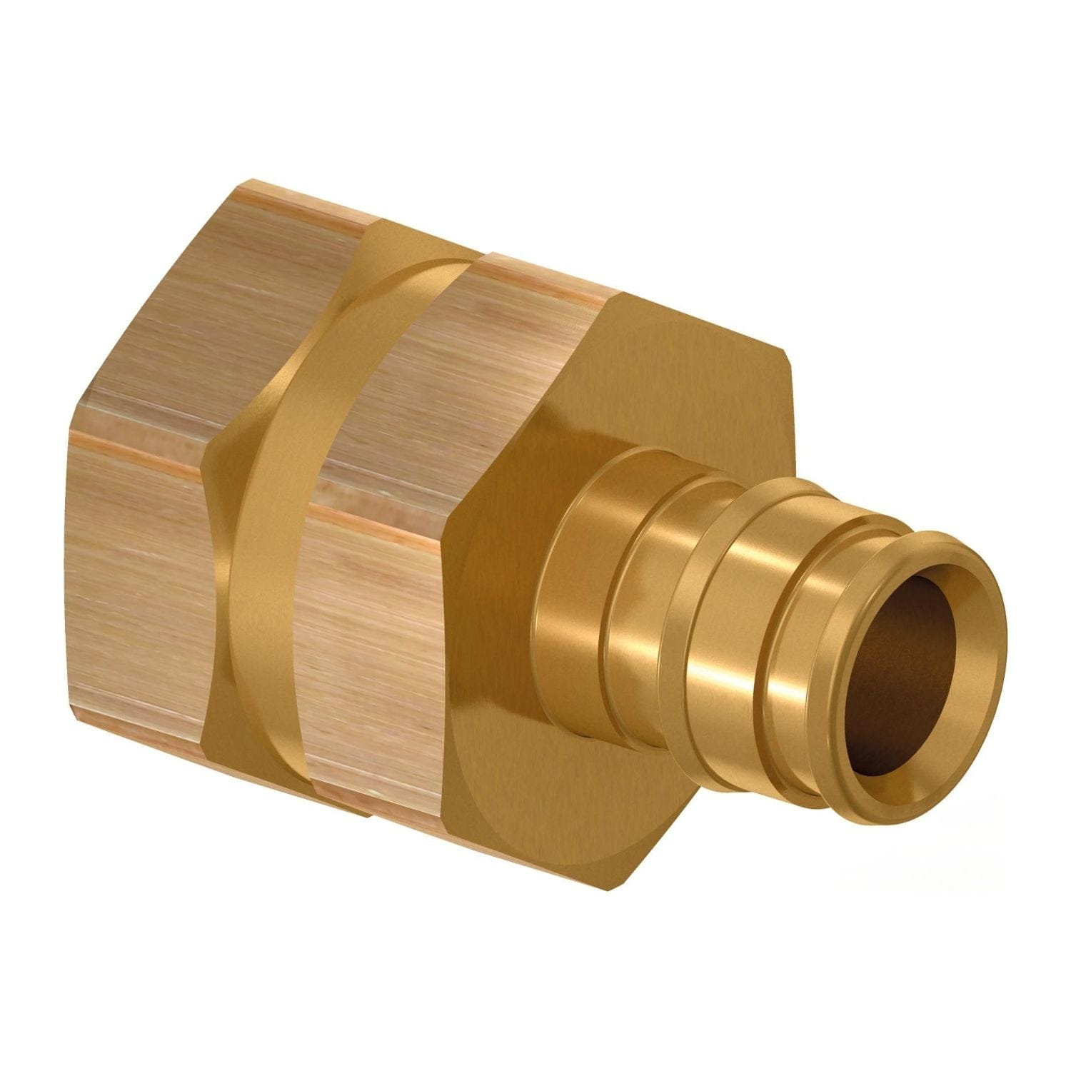 Uponor FT Rettnippel Q&E 16RPx1/2" Uponor Rørdeler tappevann HEI-1459346