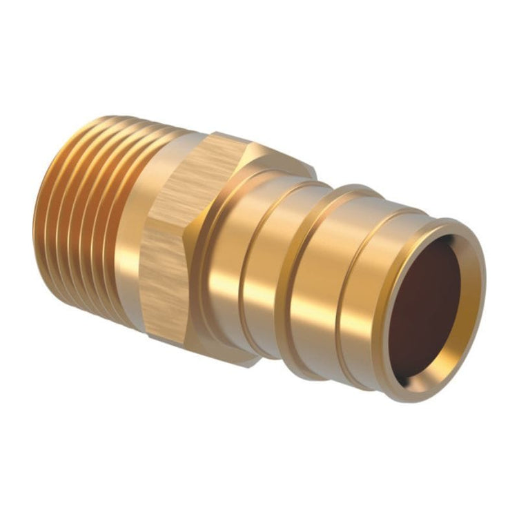 Uponor Q&E DR Rettnippel U-ring Utvendig gjenge