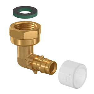 Uponor Q&E DR Albue med Løpemutter Messing