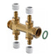 Uponor Q&E DR Fordeler med Løpemutter - 2+2 uttak 50mm Uponor Fordeler tappevann HEI-5111069