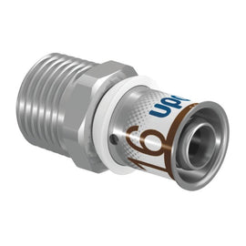 Uponor S-Press Plus Adapter med Utvendig gjenge - 16mm-R3/8"