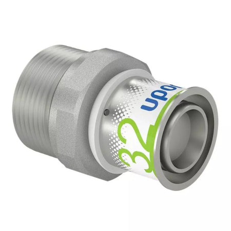 Uponor S-Press Plus Adapter med Utvendig gjenge