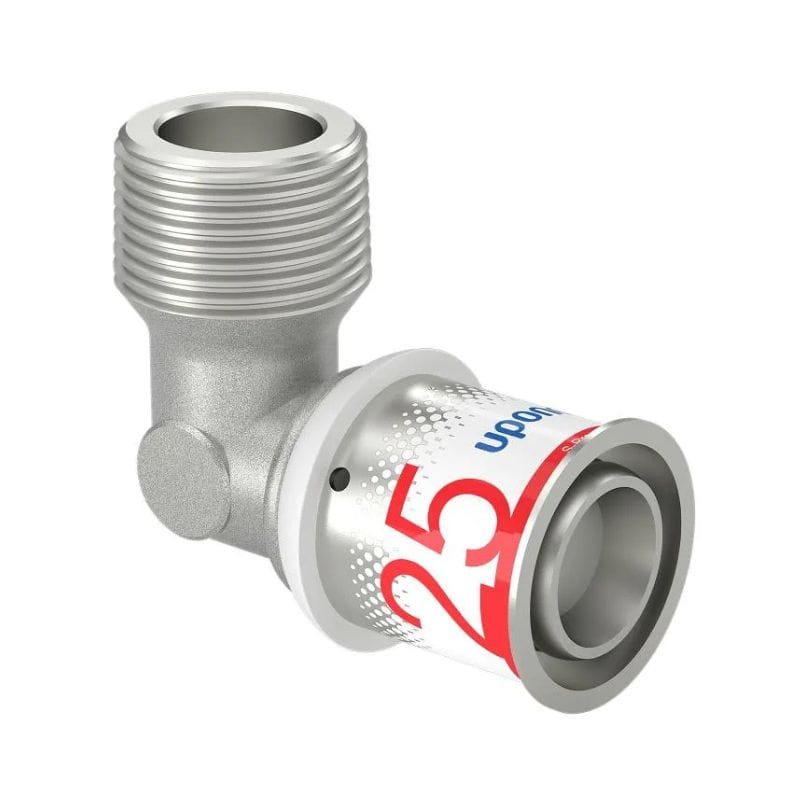 Uponor S-Press Plus Albue med Utvendig gjenge 25mm-3/4" Uponor Albue pressfitting HEI-5114463