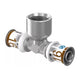 Uponor S-Press Plus T-rør med Innvendig gjenge 16mm-1/2" Uponor T-rør pressfitting HEI-5114514