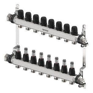 Uponor Vario S FM Gulvvarmefordeler 2-12 kurser