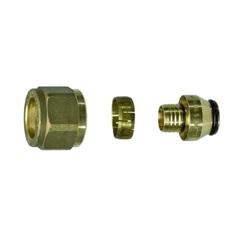 Uponor Vario Pex Euro Koblingssett 12x1.7mm Uponor Koblinger gulvvarme HEI-8361032