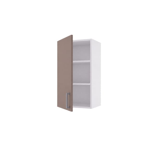 Vaskerom: Linn Bad Overskap 1 dør med 2 hyller Lun beige / 50cm Linn Bad Veggskap vaskerom LB-791105