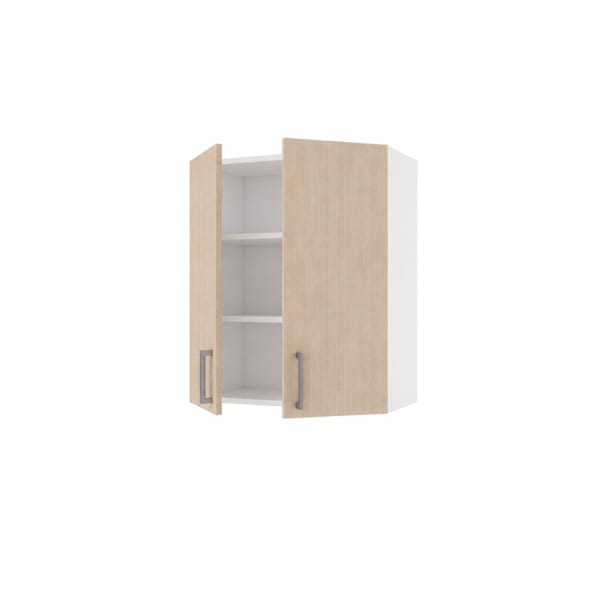 Vaskerom: Linn Bad Overskap 2 dører med 2 hyller Ask / 60cm Linn Bad Veggskap vaskerom LB-751206